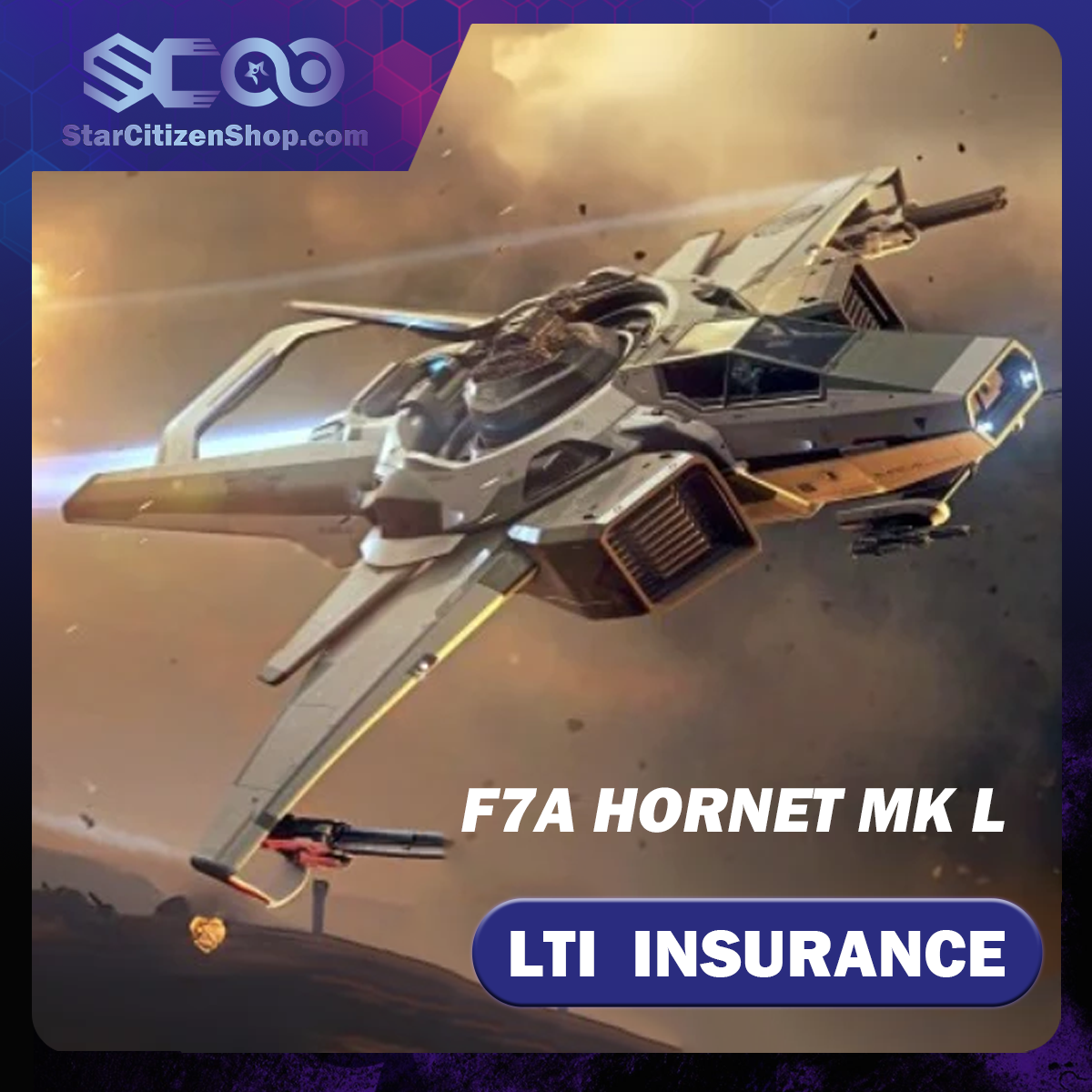 Anvil F7A Hornet Mk I standalone ship in Star Citizen