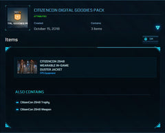 CitizenCon 2948 Digital Goodies Pack