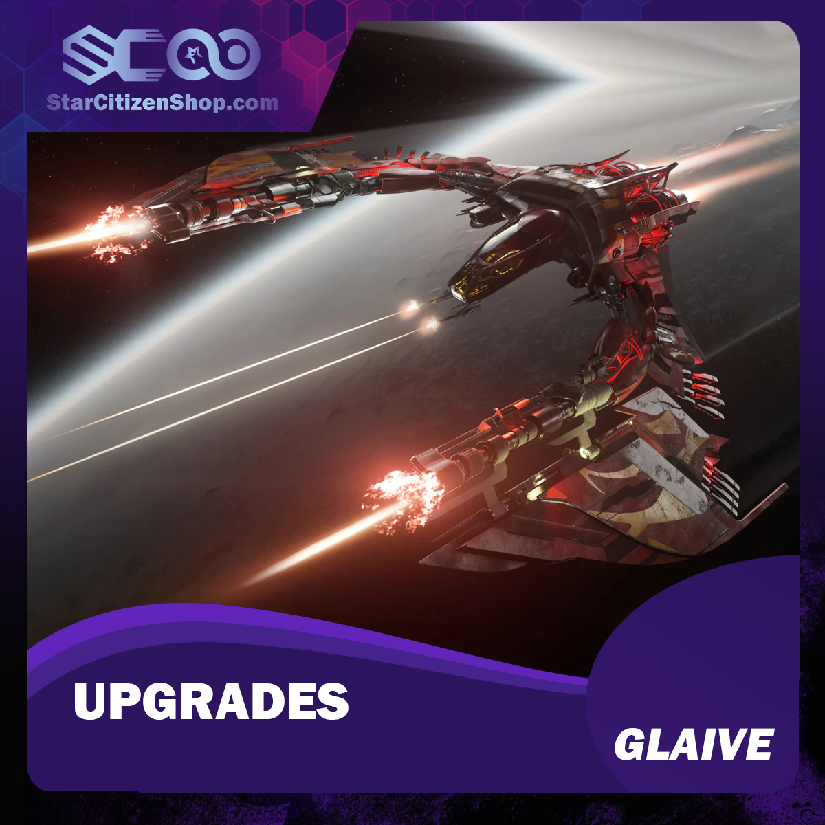 Star Citizen Upgrade to Glaive – Esperia Glaive CCU ship upgrade