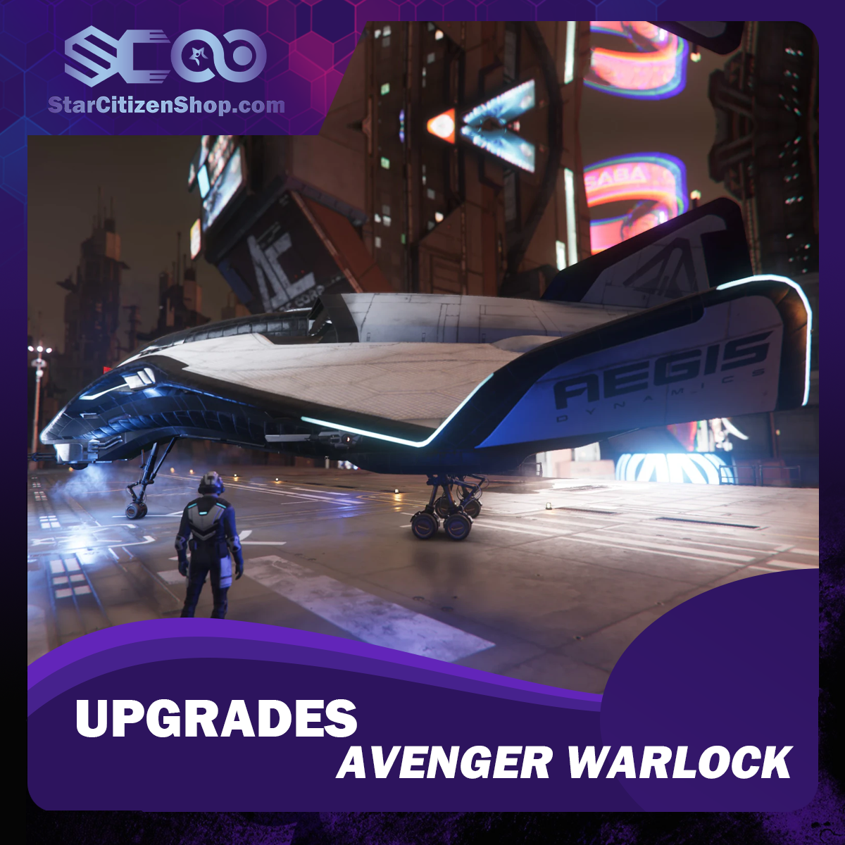 Star Citizen Upgrade to Avenger Warlock – Aegis Dynamics Avenger Warlock CCU ship upgrade