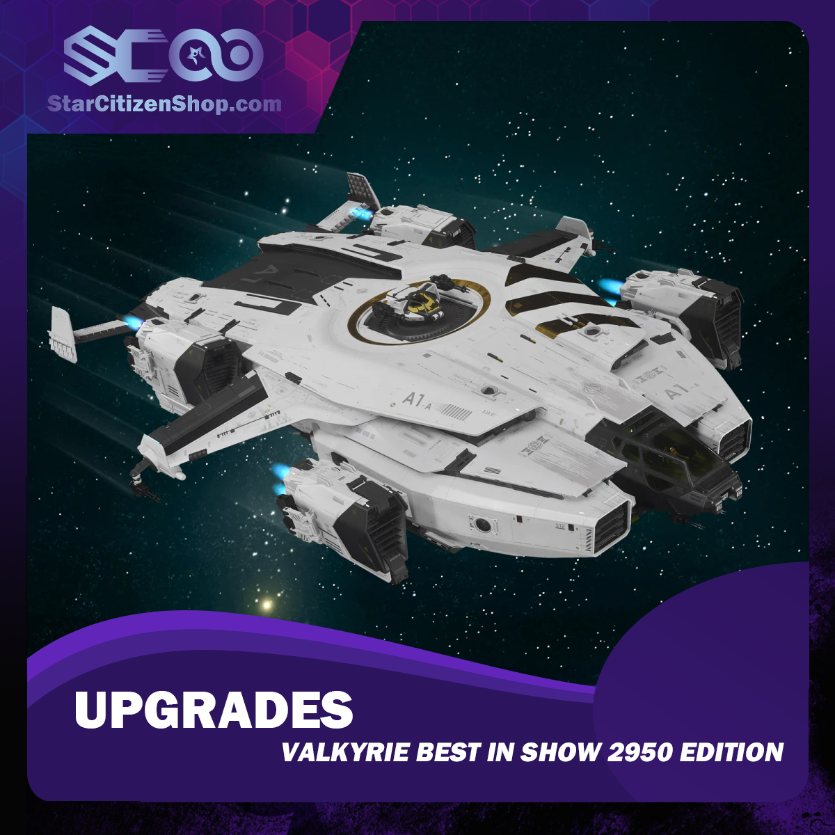 Star Citizen Upgrade to Valkyrie Best In Show 2950 Edition – Anvil Aerospace Valkyrie Best In Show 2950 Edition CCU ship upgrade
