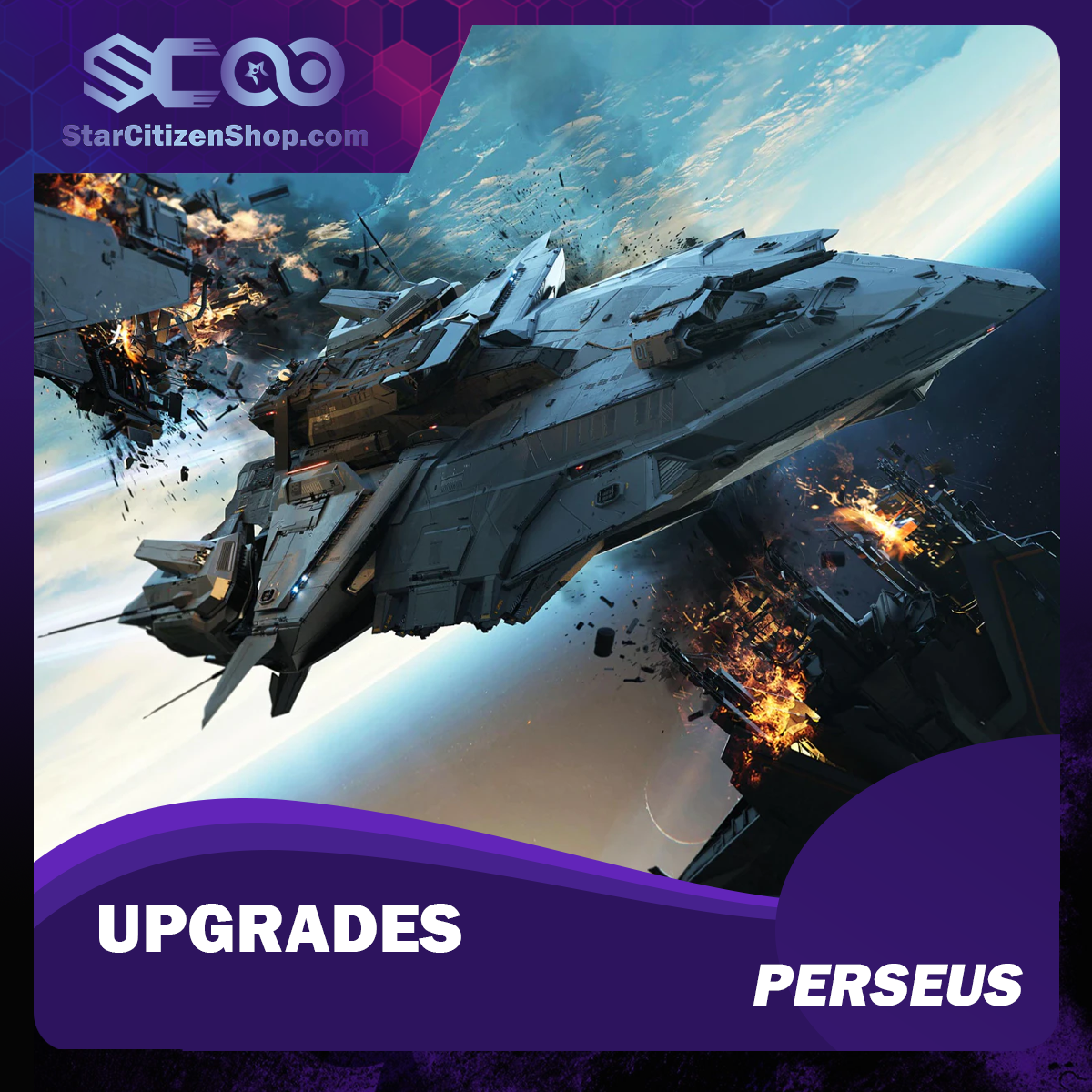 Star Citizen Upgrade to Perseus – Roberts Space Industries Perseus CCU ship upgrade
