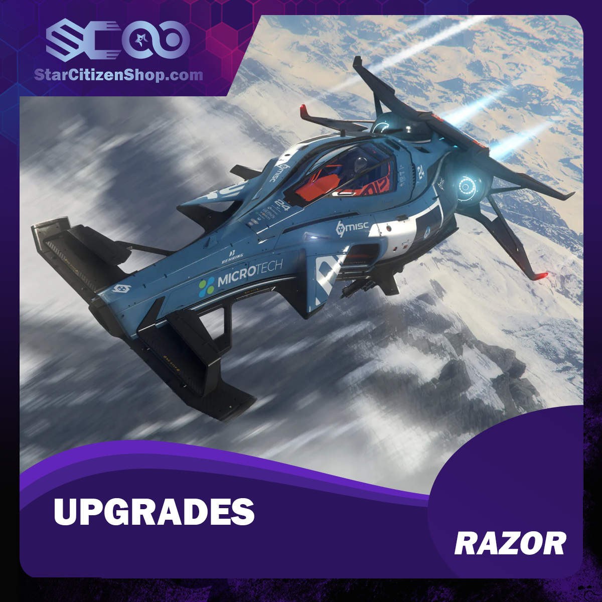 Star Citizen Upgrade to Razor – MISC Razor CCU ship upgrade