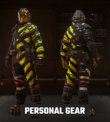 TruBarrier Hazard Suit and Mask - Warning