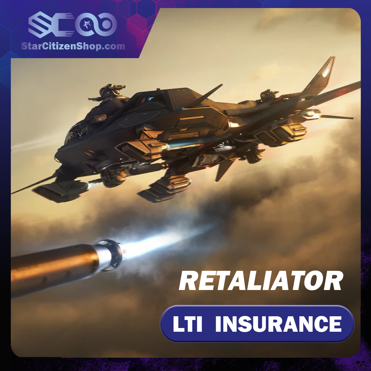 Aegis Retaliator standalone ship in Star Citizen