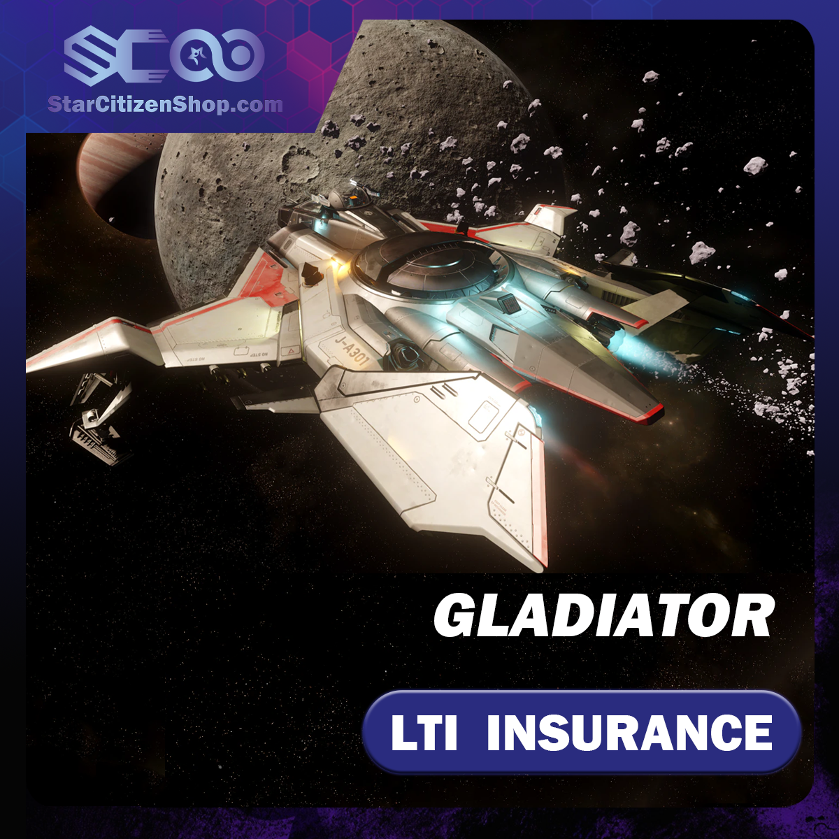 Aegis Gladiator Standalone Ship in Star Citizen