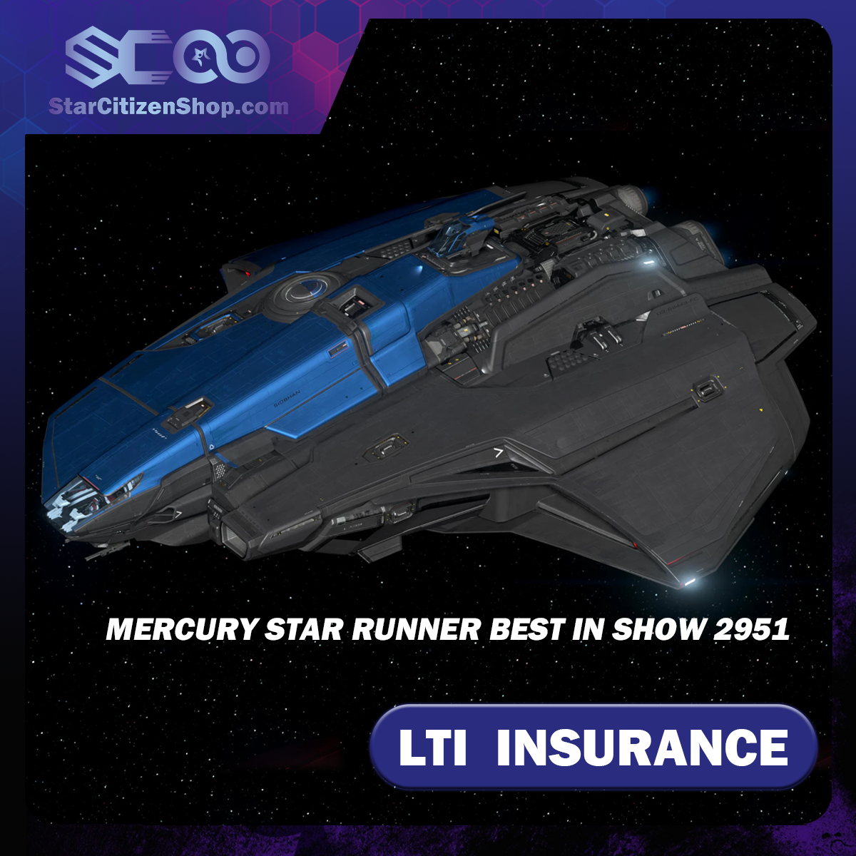 Crusader Mercury Star Runner Best in Show 2951 standalone ship in Star Citizen