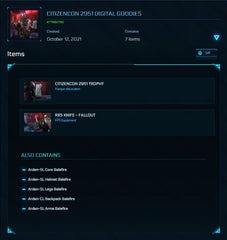 CitizenCon 2951 Digital Goodies Pack