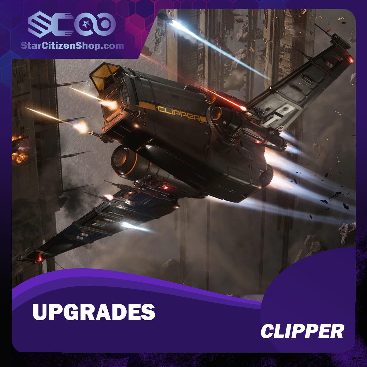 Star Citizen Upgrade to Clipper – Drake Interplanetary Clipper CCU ship upgrade
