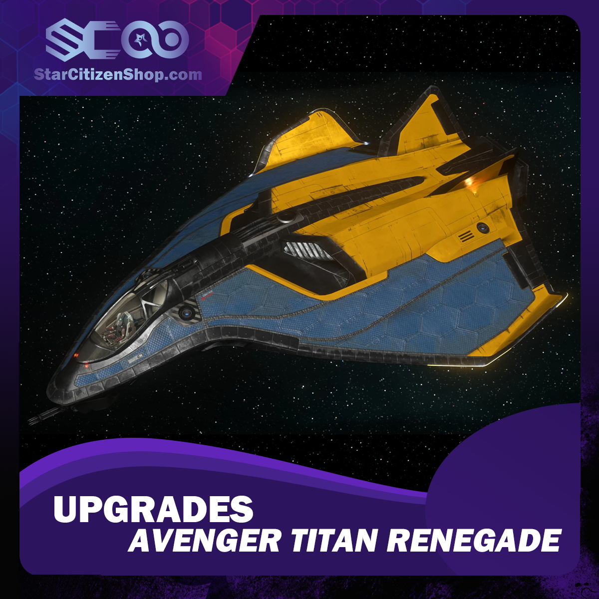 Star Citizen Upgrade to Avenger Titan Renegade – Aegis Dynamics Avenger Titan Renegade CCU ship upgrade
