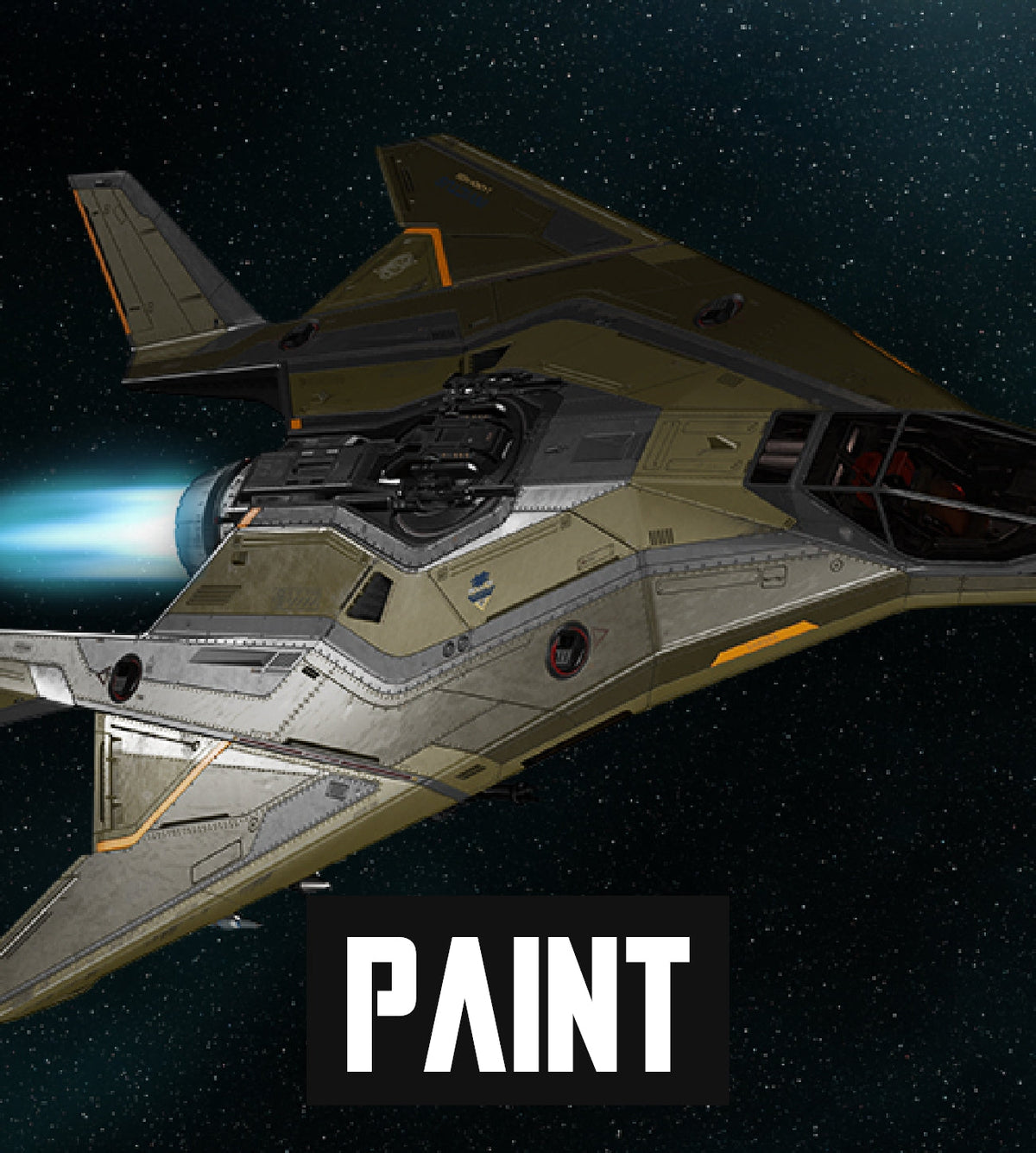 Arrow - Tan and Green Paint