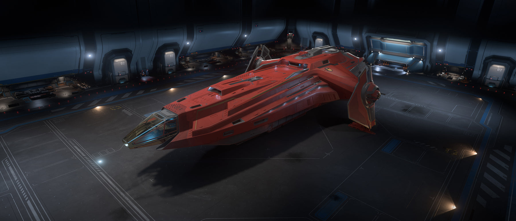 Carrack - Auspicious Red Rooster Paint