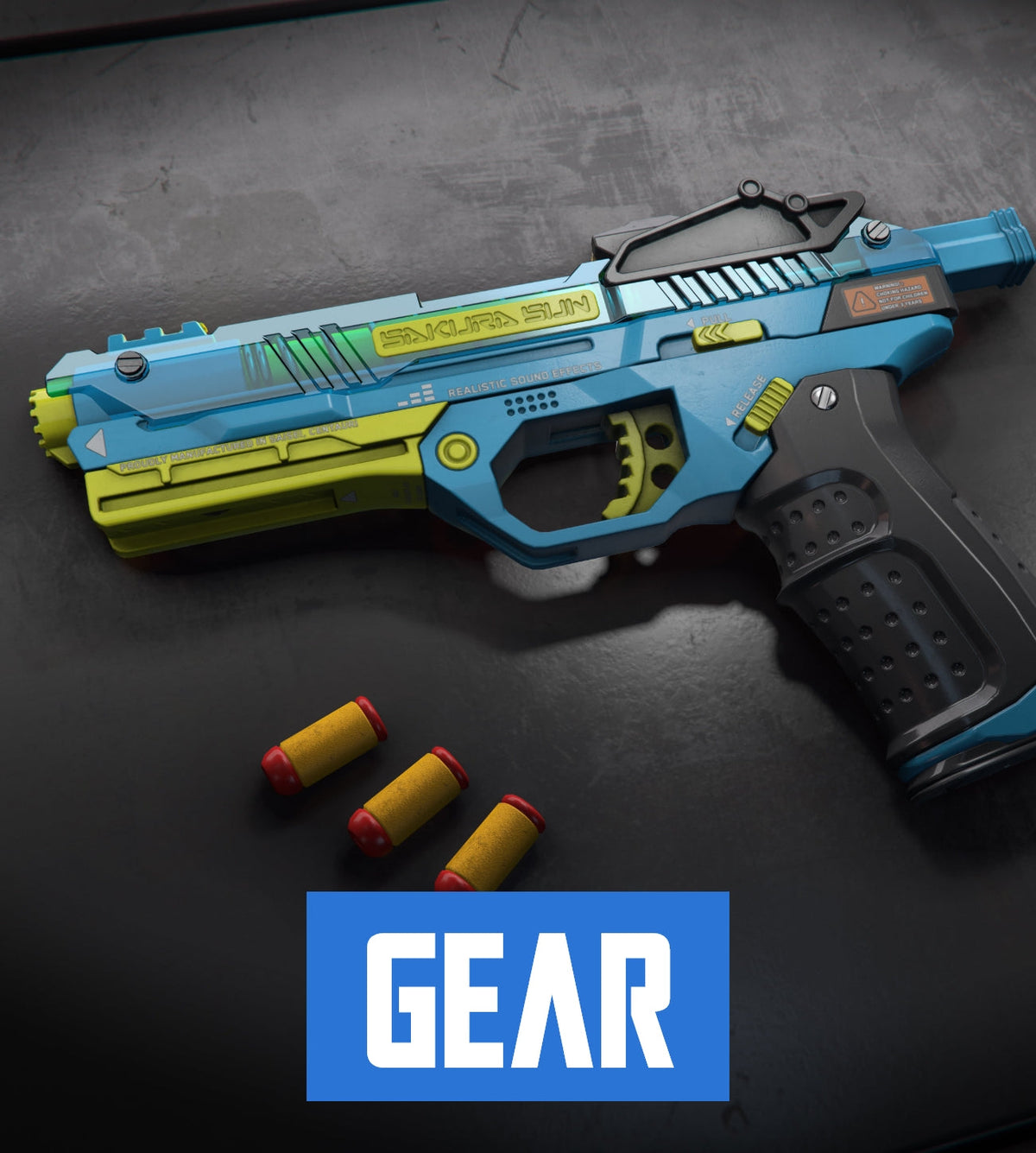 WowBlast "Blue" Desperado Toy Pistol